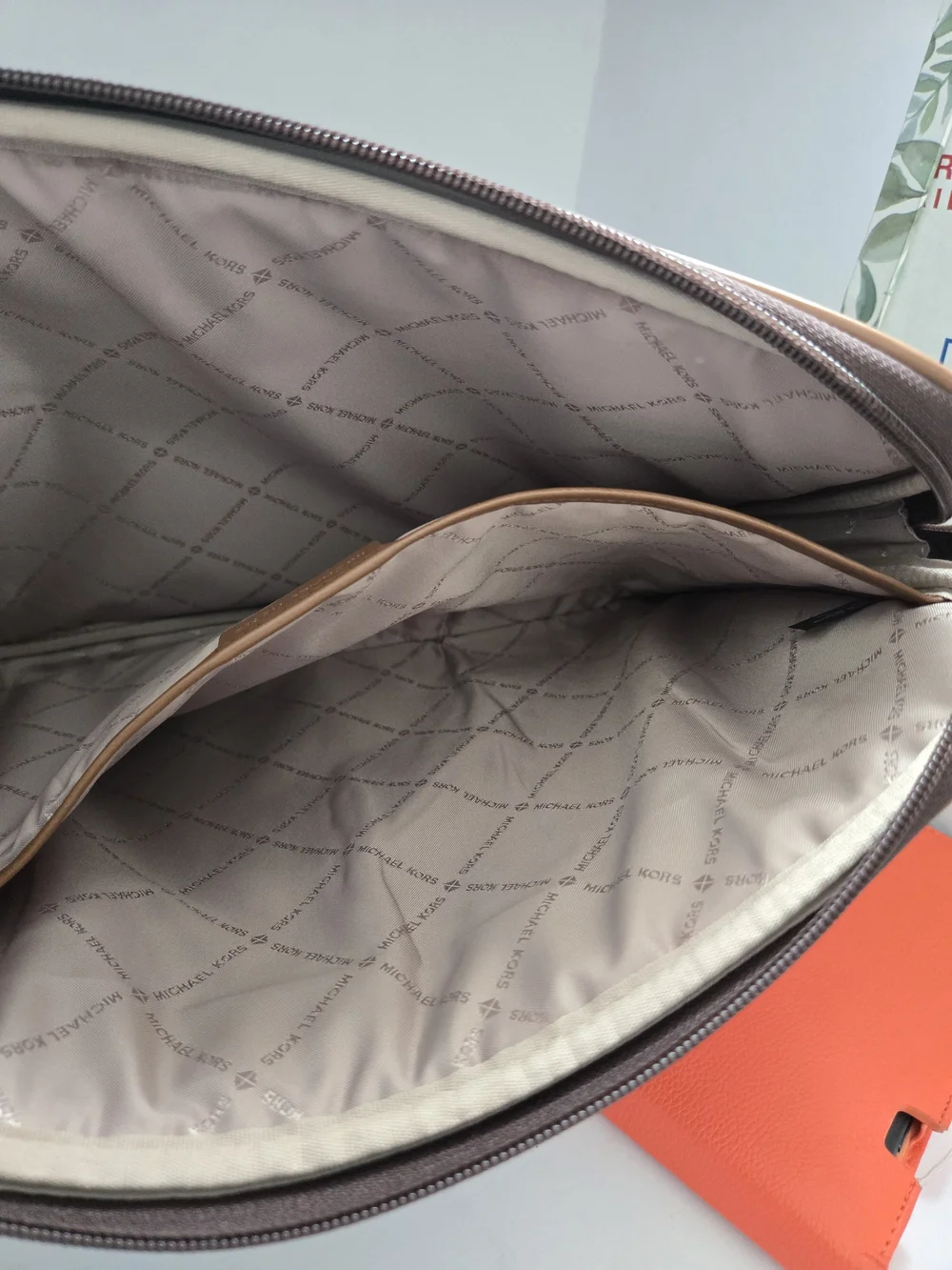 Michael Kors Brown Monogram Tote Bag